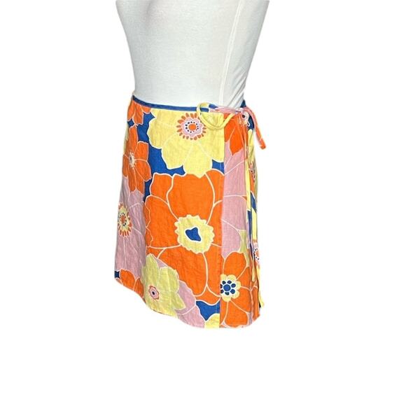 *NWOT Women’s Rails Mateo Linen Wrap Skirt – Sz L - Picture 6 of 7